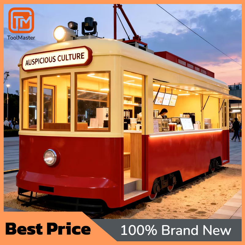 Snacks Food Stall - 【ดีไซน์ใหม่】รถเข็นขายอาหารสไตล์ยุโรปแบบวินเทจ ตู้ขายของเคลื่อนที่แบบไฟฟ้าทำจากโลหะ สำหรับธุรกิจขายขนมข้างทาง