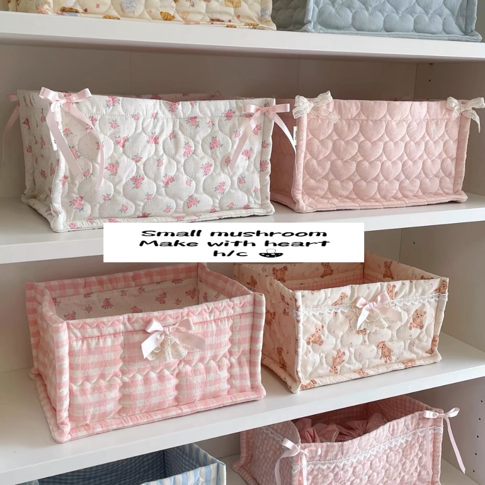 Food Snacks Packaging - ตะกร้าเก็บของตั้งโต๊ะน่ารัก ดีไซน์สวยงาม ใช้เก็บขนมและของจิปาถะ กล่องเก็บของและกระเป๋าจัดระเบียบ