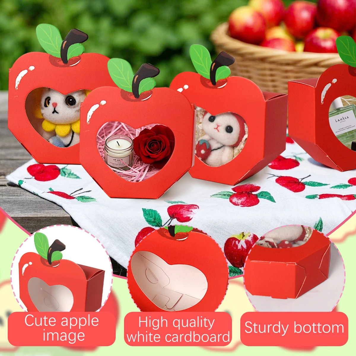กล่องขนมรูปหัวใจแบบหน้าต่างใส  - Food Like Snacks บทวิจารณ์และราคา