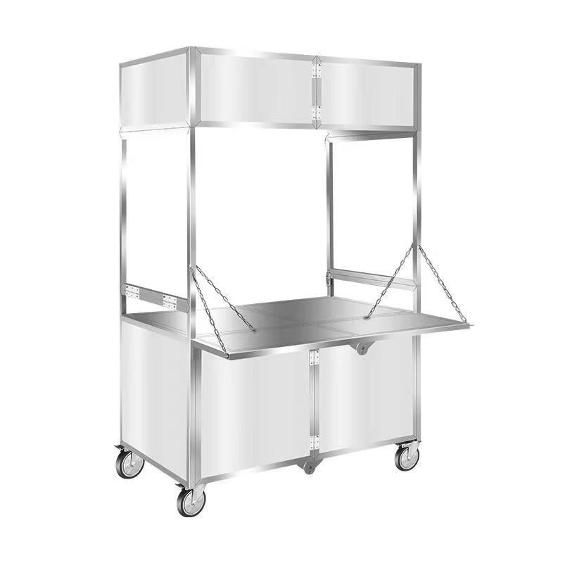 รถเข็นขายอาหารพับได้อเนกประสงค - Snacks Food Stall บทวิจารณ์และราคา