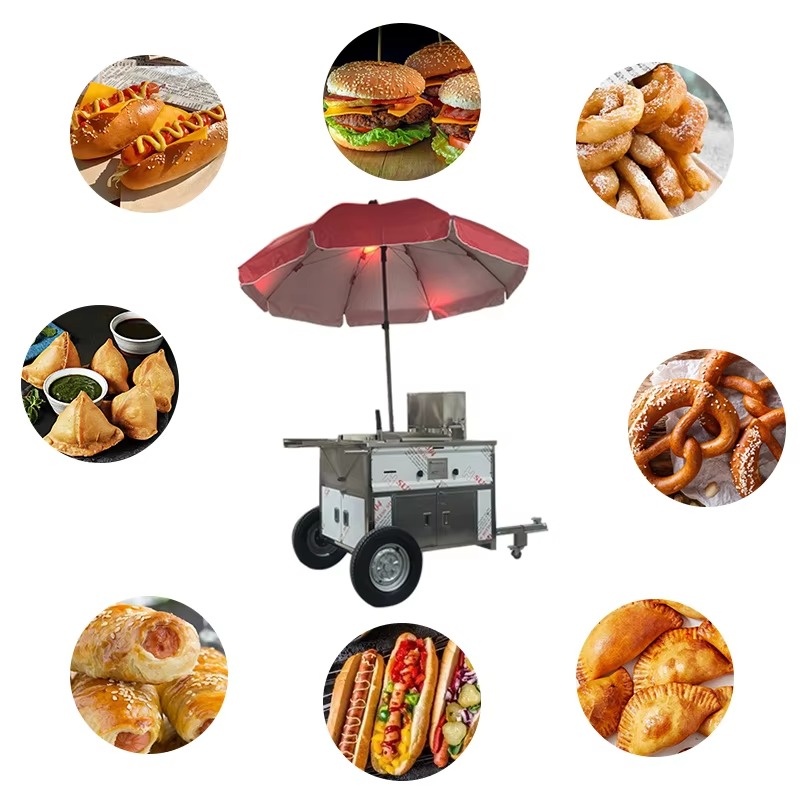 รถเข็นขายอาหารเคลื่อนที่ขนาดกะ - Snacks Food Stall บทวิจารณ์และราคา