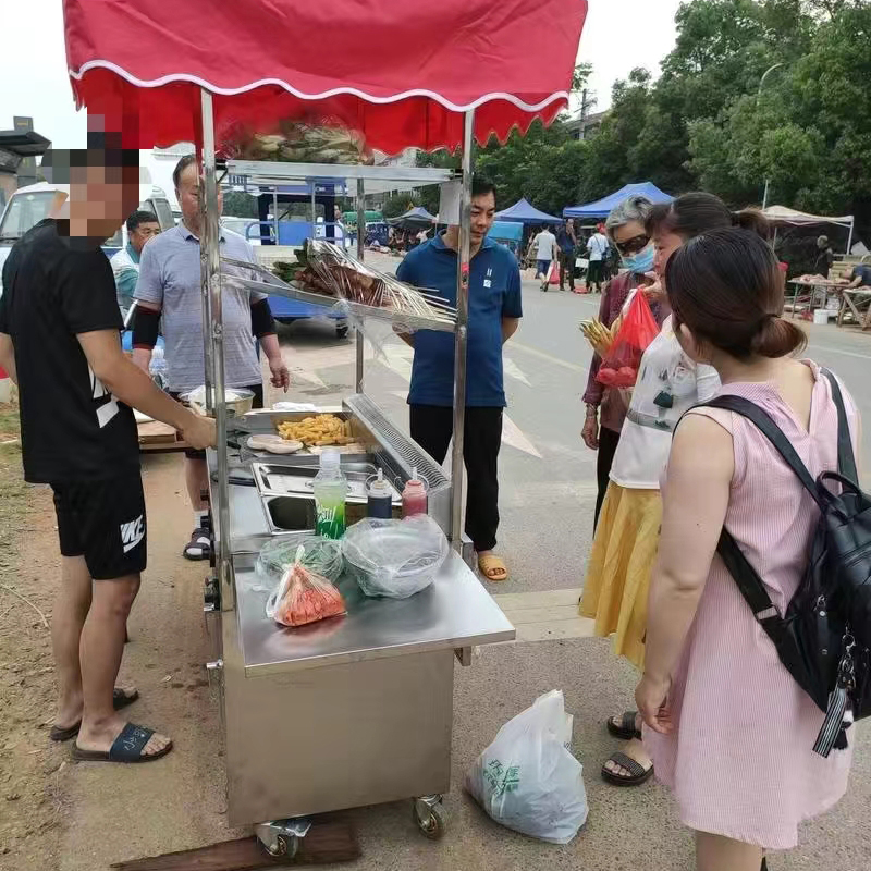 รถเข็นขายอาหารเคลื่อนที่แบบเปล - Snacks Food Stall บทวิจารณ์และราคา