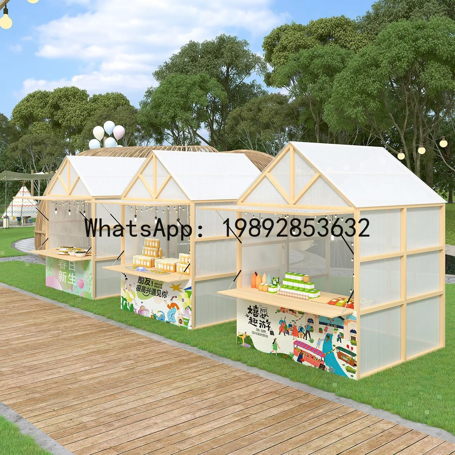 Z2-28Event ชั้นวางสินค้าสำหรับ - Snacks Food Stall บทวิจารณ์และราคา