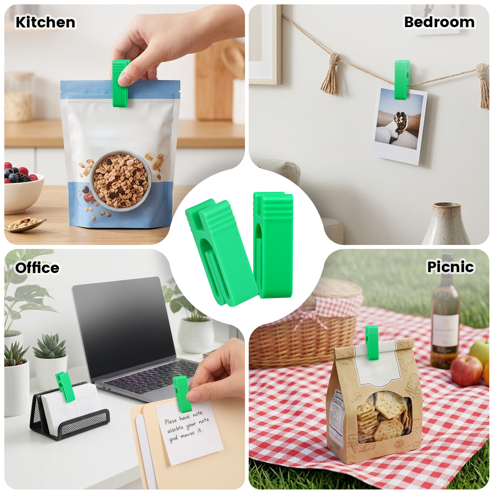 คลิปหนีบถุงขนม 10 ชิ้น คลิปหนี - Food Snacks Packaging บทวิจารณ์และราคา