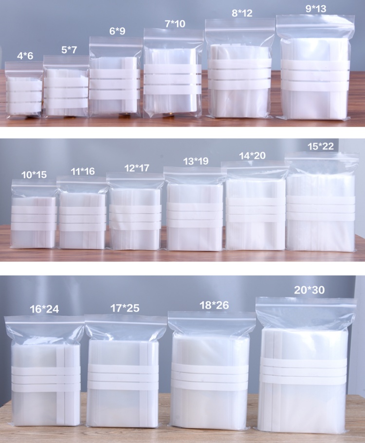 ถุงซิปล็อคใสพลาสติก PE 200 ชิ้ - Food Like Snacks บทวิจารณ์และราคา