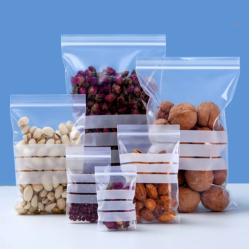 ถุงซิปล็อคใสพลาสติก PE 200 ชิ้ - Food Like Snacks บทวิจารณ์และราคา