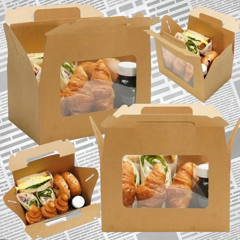 10/30 ชิ้นหน้าต่างโปร่งใสของขว - Food Like Snacks บทวิจารณ์และราคา