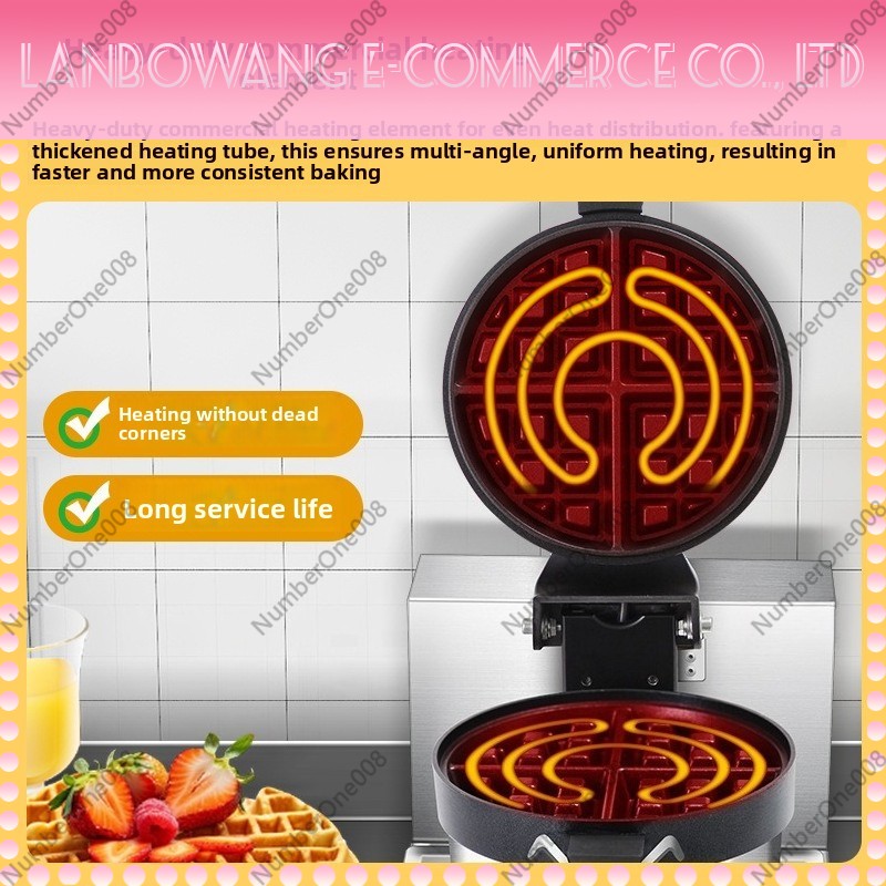เครื่องทำวาฟเฟิลแบบหมุน กระทะเ - Snacks Food Stall บทวิจารณ์และราคา