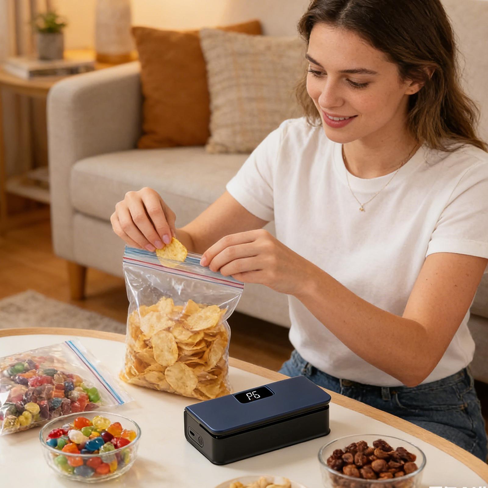 เครื่องซีลถุงแม่เหล็ก 6 ระดับ  - Food Snacks Packaging บทวิจารณ์และราคา