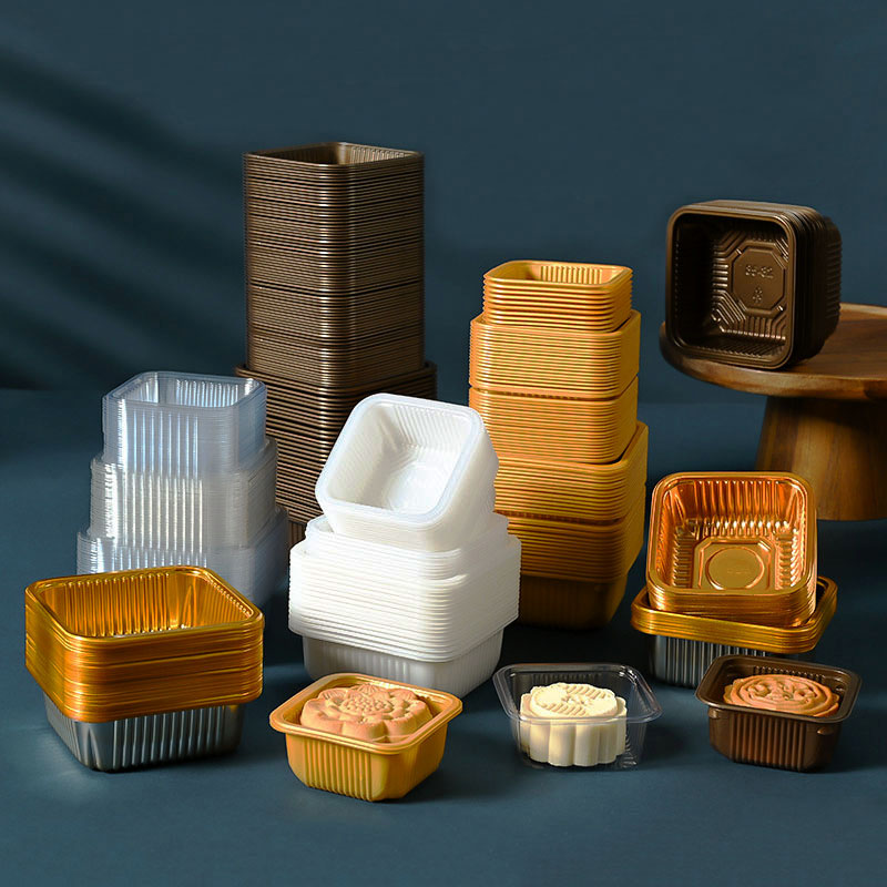 100pcs Mooncake ถาดพลาสติกสัตว - Food Like Snacks บทวิจารณ์และราคา