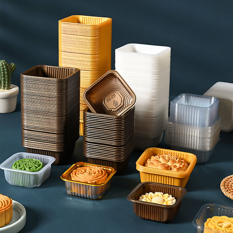 100pcs Mooncake ถาดพลาสติกสัตว - Food Like Snacks บทวิจารณ์และราคา