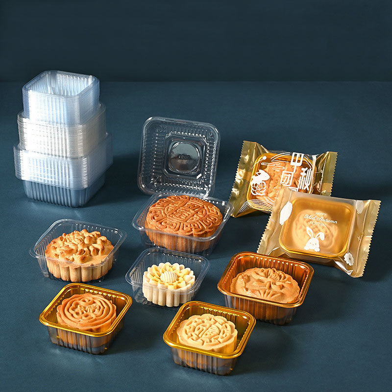 100pcs Mooncake ถาดพลาสติกสัตว - Food Like Snacks บทวิจารณ์และราคา