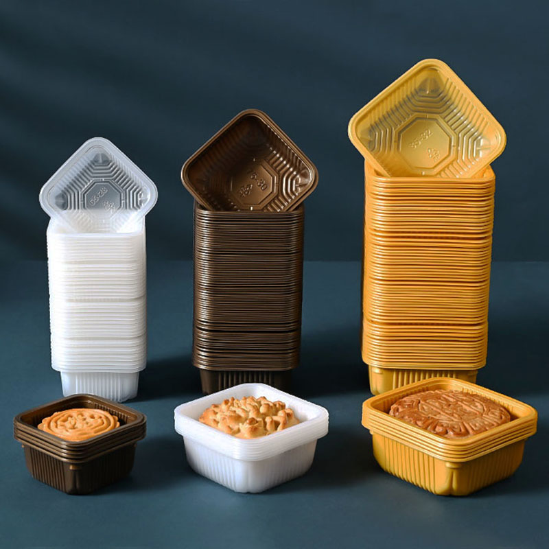 100pcs Mooncake ถาดพลาสติกสัตว - Food Like Snacks บทวิจารณ์และราคา