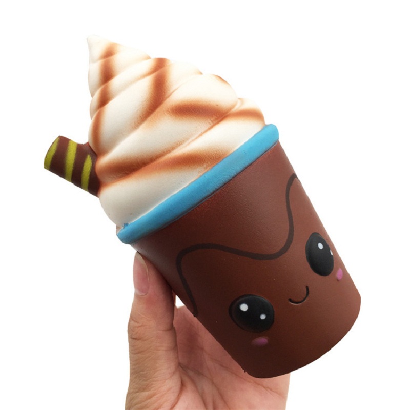 จัมโบ้ช็อกโกแลตไอศกรีม Squishy - Food Like Snacks บทวิจารณ์และราคา