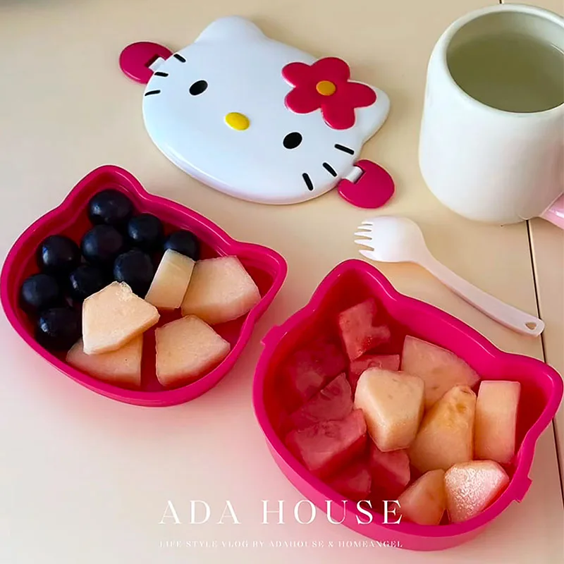 กล่องอาหารกลางวันรูปเฮลโลคิตตี - Food Snacks Packaging บทวิจารณ์และราคา