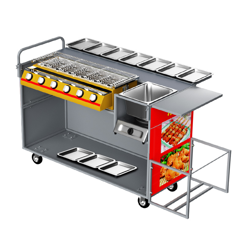 รถขายอาหารปิ้งย่างแบบตั้งแผง   - Snacks Food Stall บทวิจารณ์และราคา