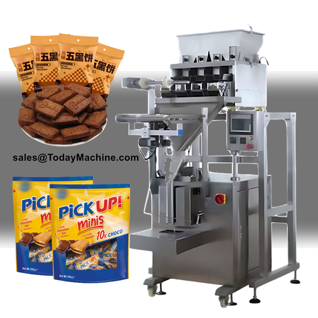 เครื่องบรรจุอาหารอัตโนมัติแบบเ - Food Snacks Packaging บทวิจารณ์และราคา