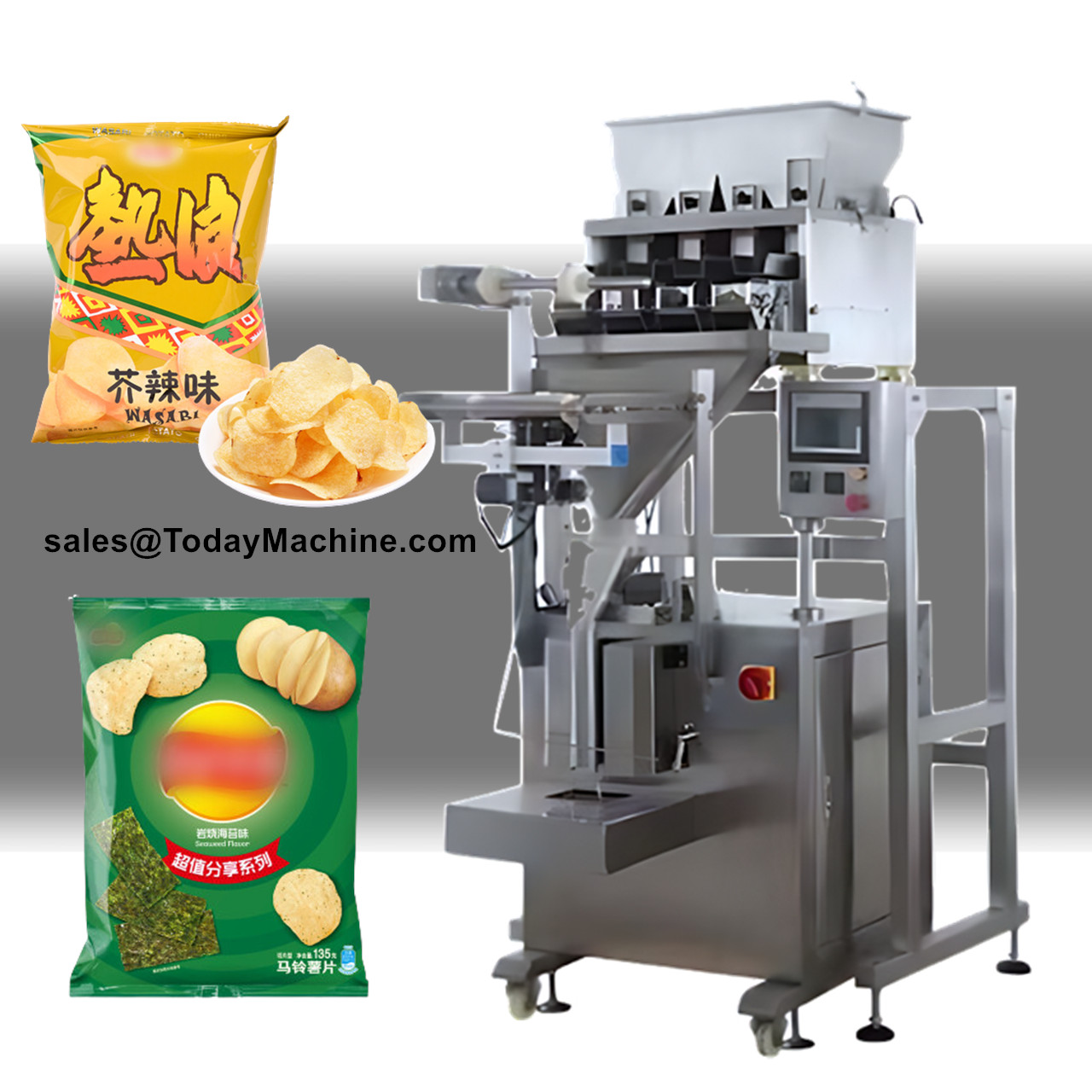 เครื่องบรรจุอาหารอัตโนมัติแบบเ - Food Snacks Packaging บทวิจารณ์และราคา